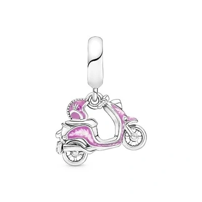 Image of PANDORA 791057C01 Moto Scooter Charm Pendant, one size, Stainless Steel, enamel