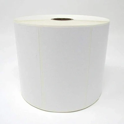 Image of Brother Genuine RD004U1S Standard Die Cut Labels, White Paper, 4 inch x 2 inch, Multipurpose, Direct Thermal, 1,445 Labels/Roll, 8 Rolls,11,560 Total Labels