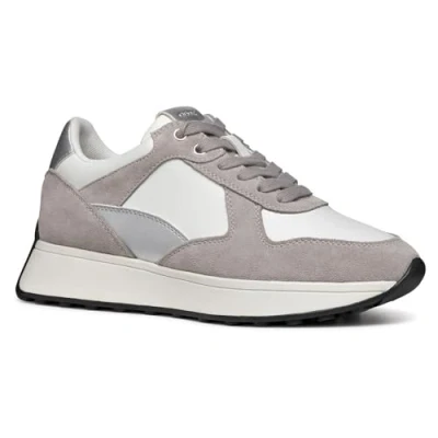 Image of Geox Women&#039;s D Amabel A Sneaker, White Rock, 4 UK