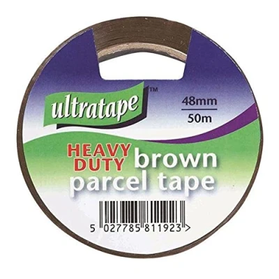 Image of Ultratape Heavy Duty 50m Brown Parcel Tape 48mm