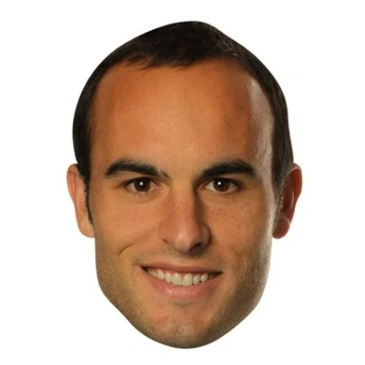 Image of FoxyPrinting Landon Donovan Footballer Celebrity Cardboard Party Face Mask Fancy Dress