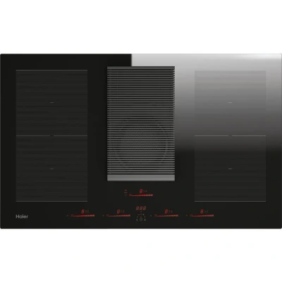 Image of HAIER HAIH8IFMCF 83 cm Vented Electric Induction Hob Black, Black