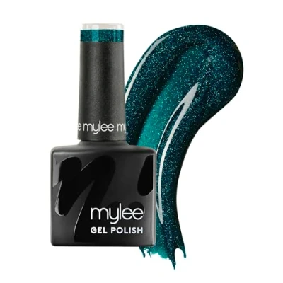 Image of Mylee Gel Nail Polish 8ml [Bauble] UV/LED Soak Off Art Manicure Pedicure for Professional, Salon &amp; Home Use [Fine Glitter Range] Long Lasting Easy to Apply