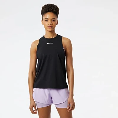 Image of New Balance Achiever Tank, Women, Black, L