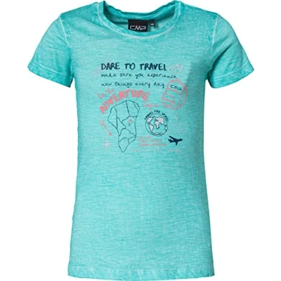 Image of CMP Girls&#039; T Shirt 100% Cotton, girls, Shirt, 39T7515, Giada, 110