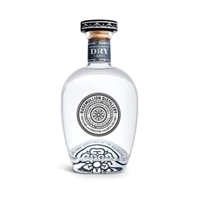 Image of Rosemullion Dry Gin Multiple Award Winning Small Batch Handcrafted Bold Classic Fermented, Distilled &amp; Bottled on location, Cornwall 70cl, 43%