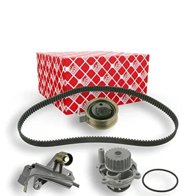 Image of 06B109119F, 06B109119FS5 water pump + Timing Belt Kit FEBI BILSTEIN 45130 with 150 AUDI: A4 B7 Avant, Saloon, B6 Saloon