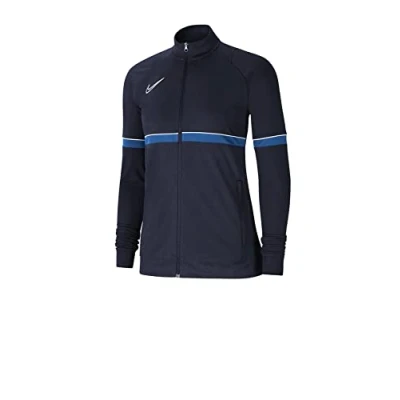 Image of Nike CV2677 453 W Nk Df Acd21 Trk Jkt K Jacket Women&#039;s OBSIDIAN/WHITE S