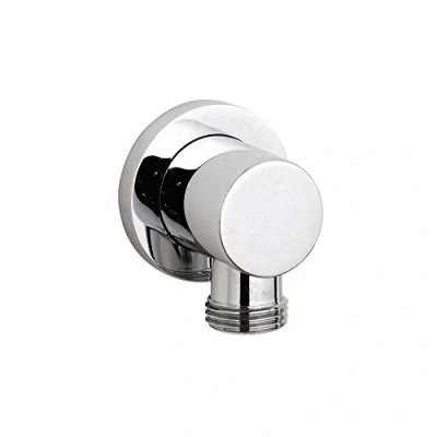 Image of Nuie A3275 Round Outlet Elbow, Silver
