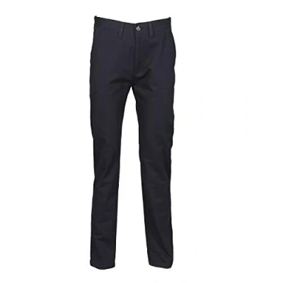 Image of 65/35 Flat Fronted Chino Trousers Navy 40l