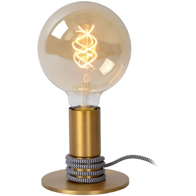 Image of Lucide Marit Table lamp E27 Satin Brass