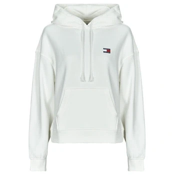 Image of Tommy Jeans Badge Sweatshirt, Women&#039;s, Size: Medium, Ecru