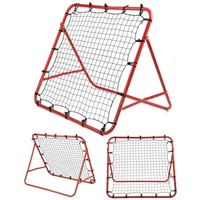 Image of BALLSHOP Football Rebounder Net Adjustable Kids Training Equipment Soccer Kickback Target Goal Portable Door