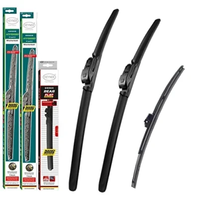 Image of HEYNER Fits: Audi A3 Sportback 2013 2019 Wiper Blades 26&quot;18&quot;13&quot; HH2618ST13HRF
