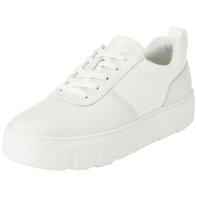 Image of Timberland Women&#039;s Laurel Court Full Grain Sneaker, White, 7.5 UK