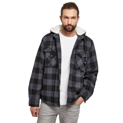 Image of Brandit Lumber Light jacket, Men&#039;s, Size: 3XL, Black/grey