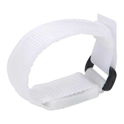 Image of Keenso LED Armband, 3 Modes Outdoor Luminous Armband Running Cycling Jogging Safety Light Reflective Wrist Band Ankle Arm Up Bracelet(white) sports protective gear
