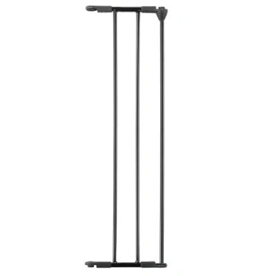 Image of Safetots Safety Barrier for Open Plan Staircases, Extension Panel, Black, Metal, 20cm, Panel Stairs