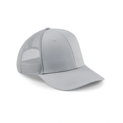 Image of Beechfield 6 Panel Design Urbanwear Trucker Light Grey