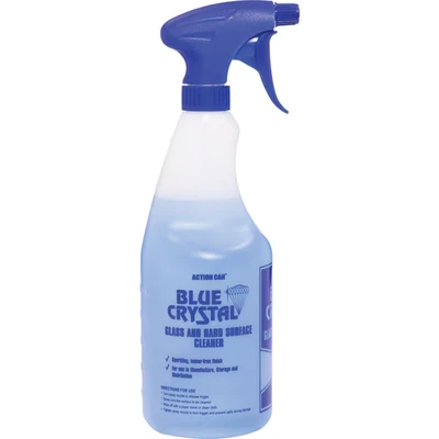 Image of Action Can Blue Crystal Glass &amp; Hard Surface Cleaner 750ml