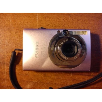 Image of Canon Digital IXUS 80 IS Camera 8MP 3x Optical Zoom 2.5 inch LCD Silver (Renewed)
