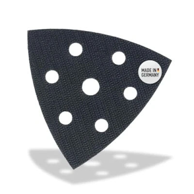 Image of Pad Saver Protector 93mm 6 Hole for Hook and Loop Triangle Sander Plate Delta Backing DFS