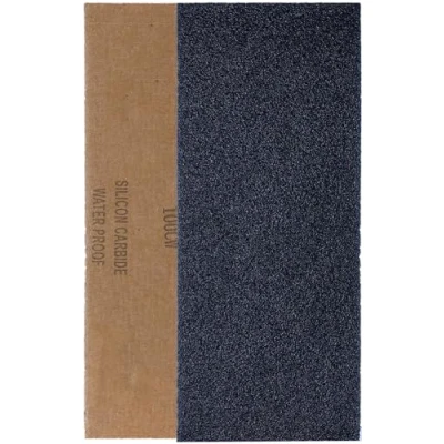 Image of YoiYee 100 Grit Wet &amp; Dry Sandpaper Sheets, 23 x 9.5cm, Fine Abrasive Sand Paper Roll for Wood, Metal, Plastic, Glass, Stone and Wall Sanding, 10 Pack