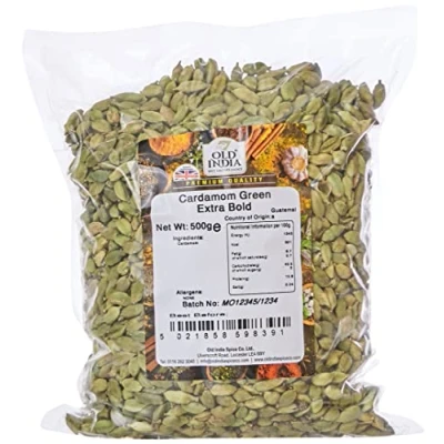Image of Old India Cardamom Green Extra Bold 500g