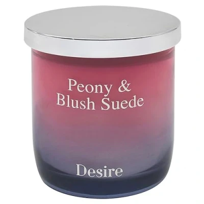 Image of Lesser &amp; Pavey Ombre Peony Blush Suede Candle Jar LP73045