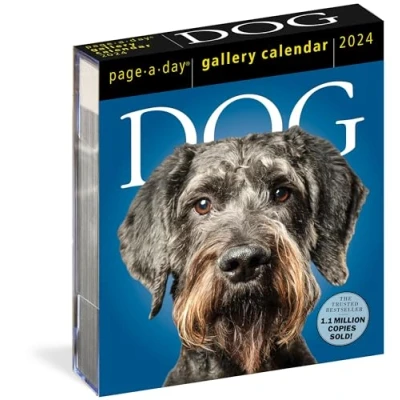 Image of Dog Page A Day Gallery Calendar 2024: An Elegant Canine Celebration