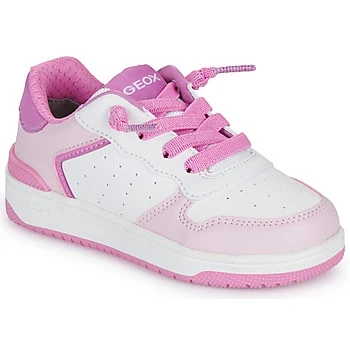 Image of Geox J WASHIBA GIRL D Sneaker, Lt Pink/Fuchsia, 11 UK Child