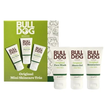 Image of Bulldog Skincare Men&#039;s Gift Set Mini Trio National