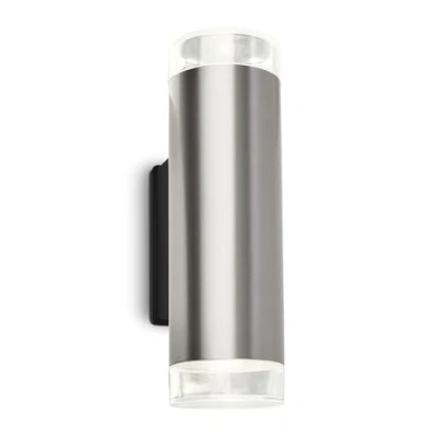 Image of Briloner LED outdoor wall light Upner, Up /Downlight, stainless steel