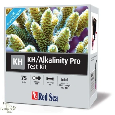 Image of Red Sea Fish Pharm ARE21410 Saltwater KH/Alkalinity Pro Test Kit for Aquarium, 75 Tests