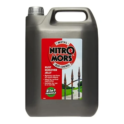 Image of Nitromors Rust Remover Jelly, 2 in 1 Non Drip Gel Formula, 5 L