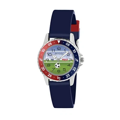Image of Tikkers Football Rotating Disc Time Teacher Watch NTK0021