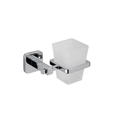 Image of Croydex Flexi Fix Camberwell Tumbler and Holder, Screw or Glue