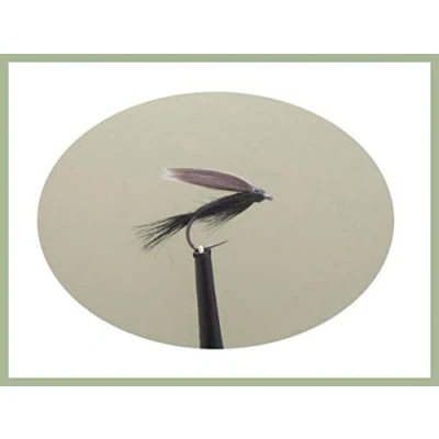 Image of Barbless Black Gnat Wet Flies, 6 Pack, Choice of Sizes, Fly Fishing, Trout or Grayling (Mixed)