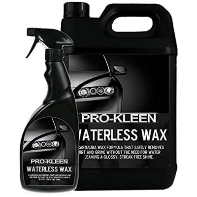 Image of 1 x 5 Litre with 750ml Pro Kleen Car Waterless Wash And Carnauba Wax Polish Cleaner