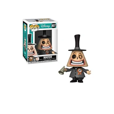 Image of Funko POP! Disney: the Nightmare Before Christmas Mayor With Megaphone 1/6 Odds for Rare Chase Variant Collectable Vinyl Figure Gift Idea Official Merchandise Toys Kids &amp; Adults