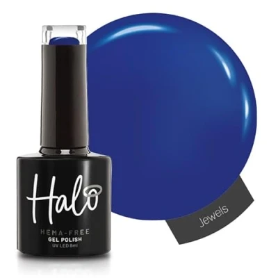 Image of Halo Gel Polish 8ml Jewels. UV/LED Nail Polish, Long Lasting &amp; Easy To Apply. Soak Off Art Colours For Manicure Pedicure. Professional Home Use.