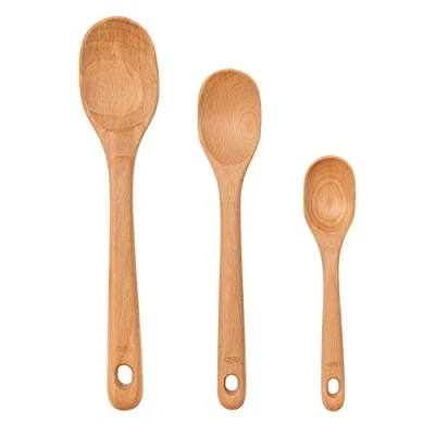 Image of OXO Good Grips Wooden Spoon Set, 3 Piece