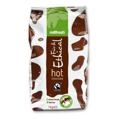 Image of Milfresh Fairtrade &amp; Ethical Vending Hot Chocolate 10x1kg
