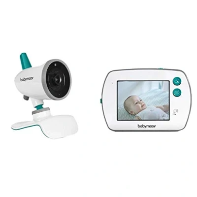 Image of Babymoov YOO Feel Video Baby Monitor with Camera and night Vision, 2 way talkback, zoom, touch screen, light, lullabies