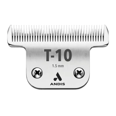 Image of Andis Carbon Infused Steel UltraEdge Dog Clipper Blade, Size T 10, 1/6 Inch Cut Length (22305)