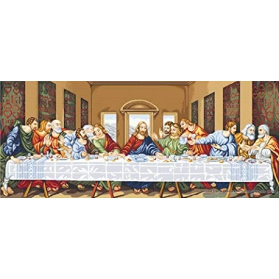 Image of Luca S The Last Supper Counted Cross Stitch Kit