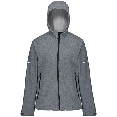 Image of Regatta Professional Men&#039;s Water repellent X Pro Prolite Stretch Softshell Jacket Seal Grey Marl