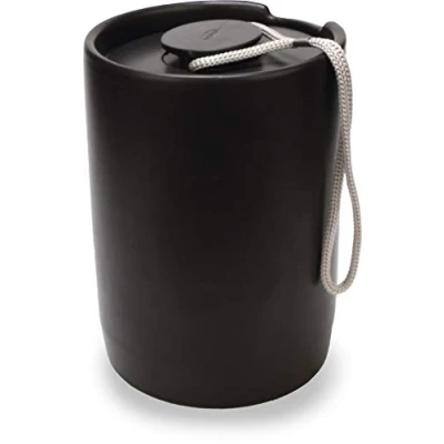 Image of La Cafetière Seattle Coffee Container with Airtight Lid, Ceramic, Black, 1.4 L