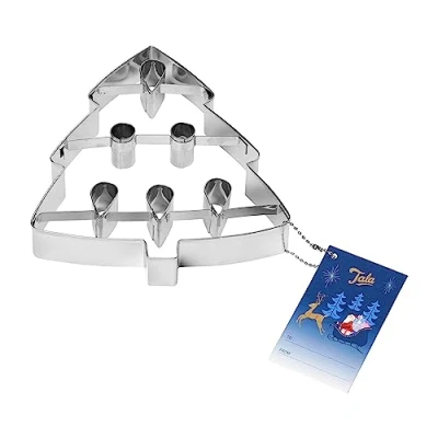 Image of Tala Christmas Large Tree Stainless Steel Cutter