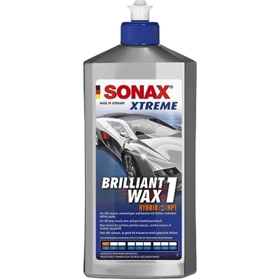 Image of SONAX XTREME Brillant Wax 1 Hybrid NPT (500 ml) For all new and pre treated paintwork. Item No. 02012000 544